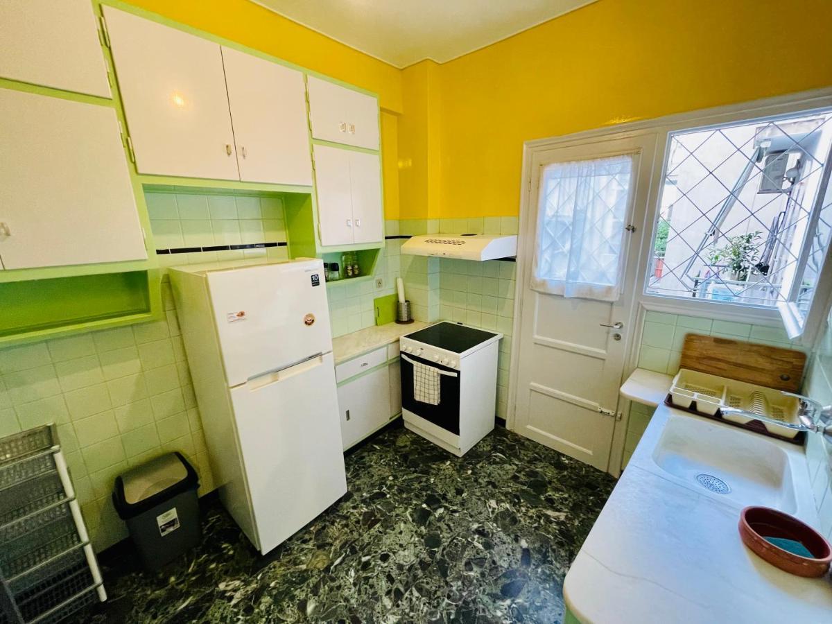 70M2 Apartment 4 Mins From Athens Central Station! Luaran gambar